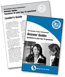 Customer Service Answer Guide