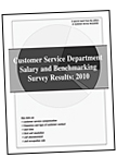 Customer Service Department Salary and Benchmarking Report