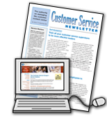 Customer Service Newsletters Web Extras