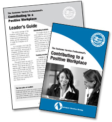 Contributing to a Positive Workplace